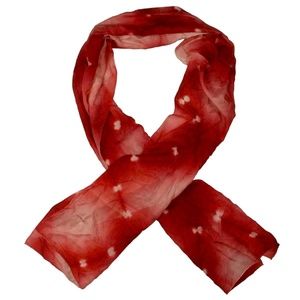 Eileen Fisher Women's Silk Ombre Scarf Red